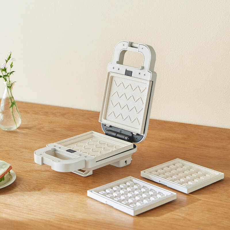 Máy Kẹp Nướng Bánh Locknlock Bianco Sandwich Maker - 220V, 50Hz, 600W - Màu Ngà - EJB126IVY, , large image number null